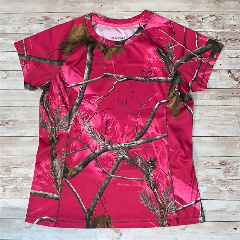 RealTree Hot Pink Camo T-shirt